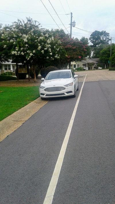 04 Bike Lane with Car