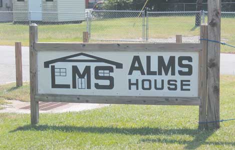 15 ALMSHOUSE sign