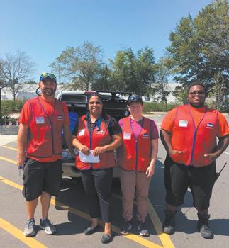 14Lowes staff who helped load up the donation for the Alabama volunteers. 