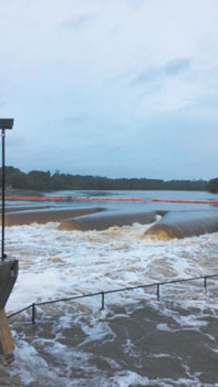 12 2 Hope Mills Dam during hurricane