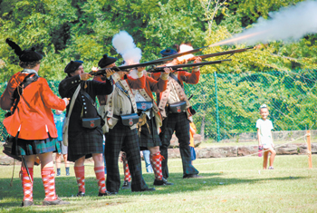 11 museum71st Highland Regiment Firing Demonstration Festival of Yesteryear 2017 Credit Museum of the Cape Fear