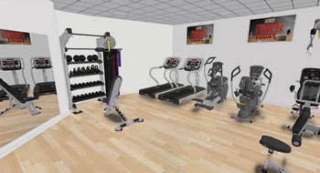 13 fitness room