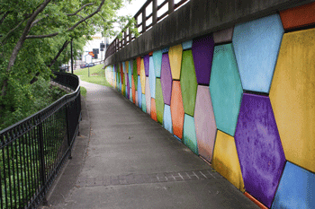 16 linear park wall