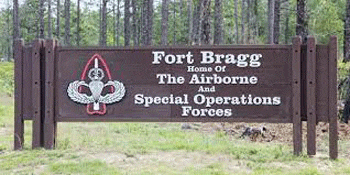 Fort Bragg Sign