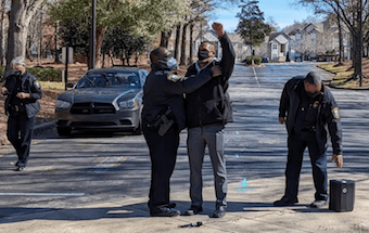 Protestor Arrested