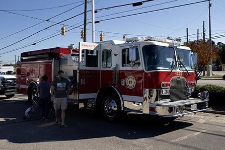 Lafay fall fest fire truck