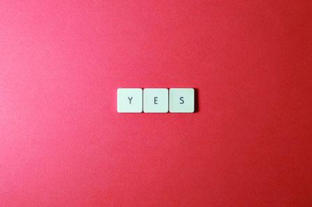 Yes scrabble letter blocks pexels miguel padrin 2882686