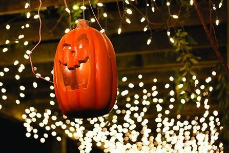 hanging pumpkin