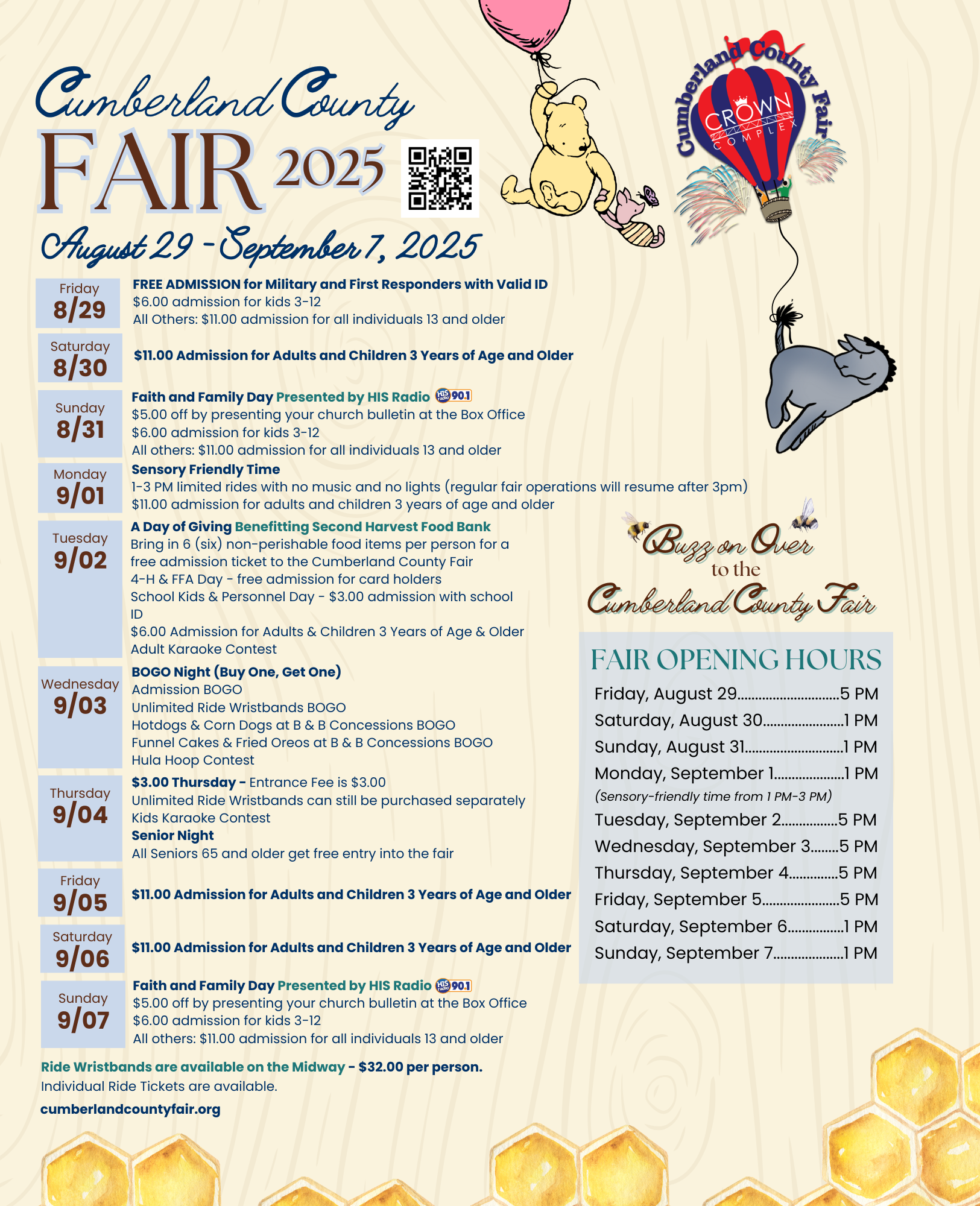 2025 Cumberland County Fair Up Coming Weekly Ad 975 x 12 in